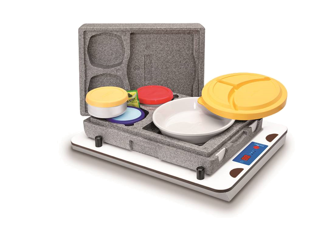 Thermobox mit Induktionseinheit